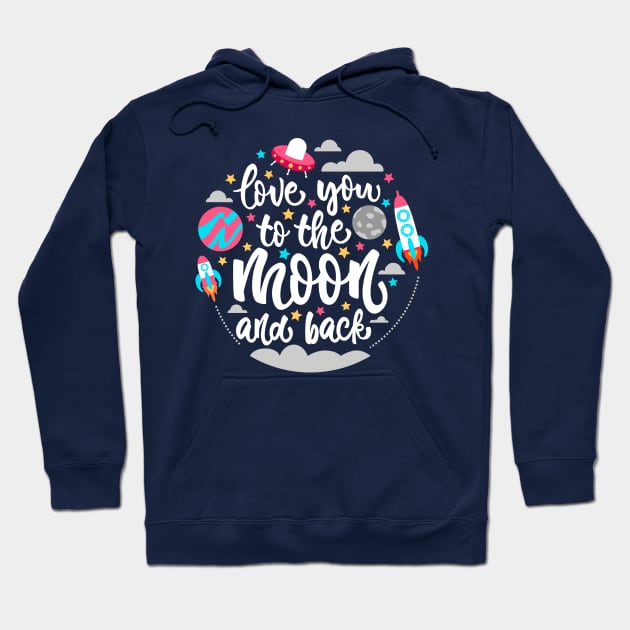 To the Moon Hoodie by machmigo